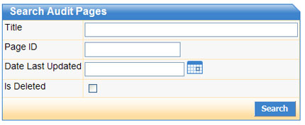 Search audit pages